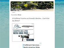 Tablet Screenshot of grenada-beaches.com